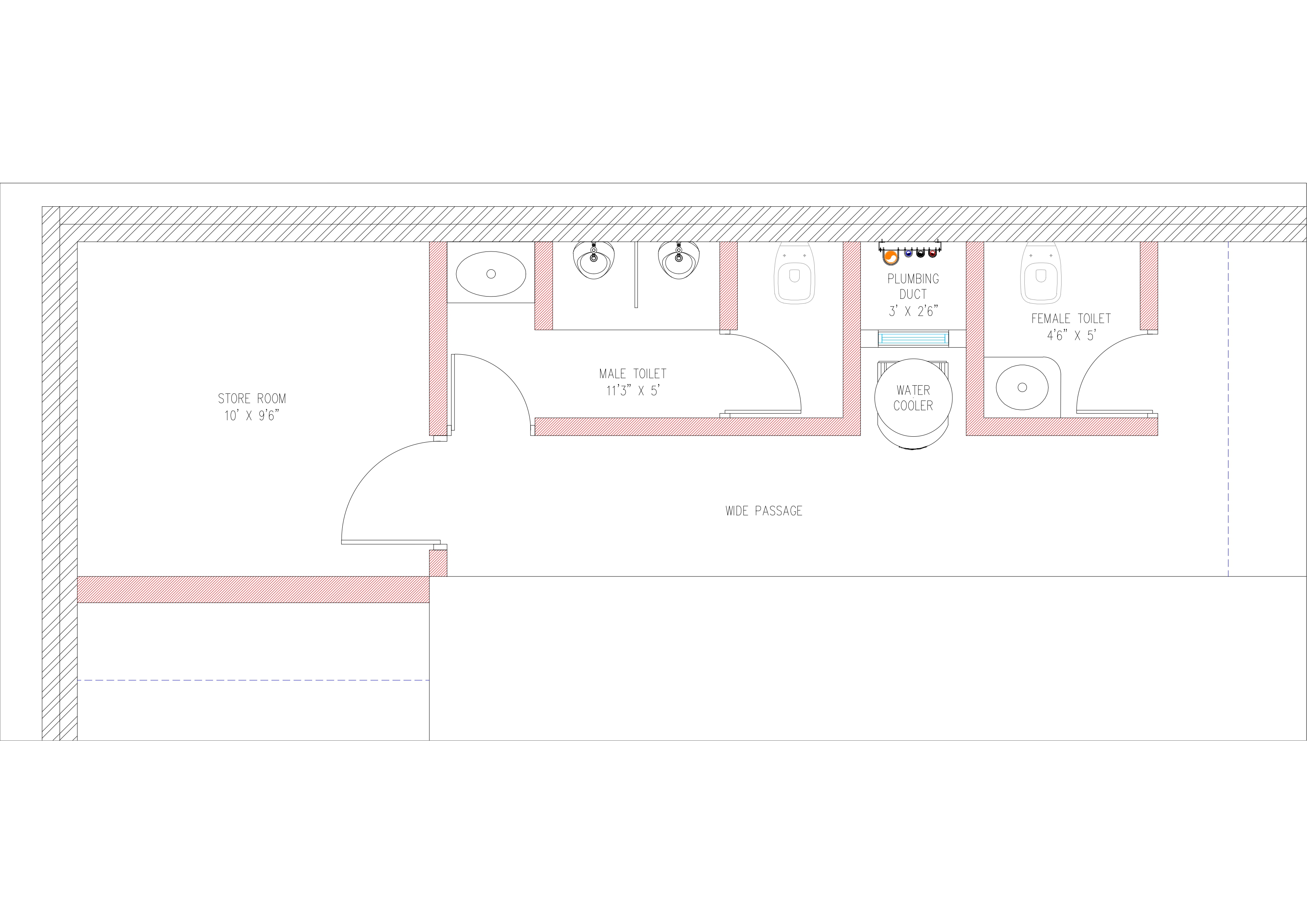 Church floor plan
